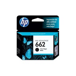 Cartucho original HP 662 negro