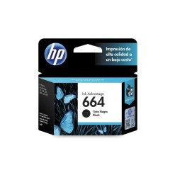 Cartucho original HP 664 negro