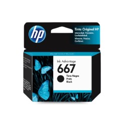 Cartucho original HP 667 negro