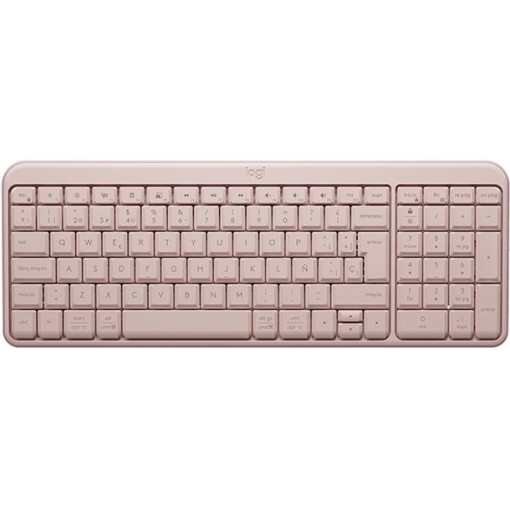 Teclado Logitech Bluetooth K250 Pebble Rose