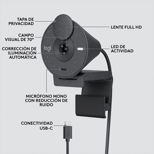 Web cam Logitech Brio 300 - Imagen 2