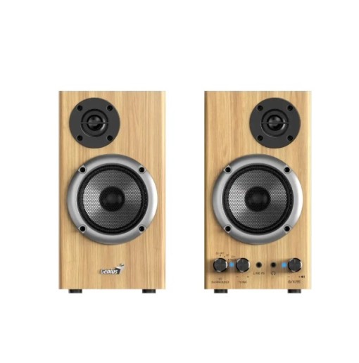 Parlante Genius SP-HF520BT Pine Wood Bluetooth 100v–240v
