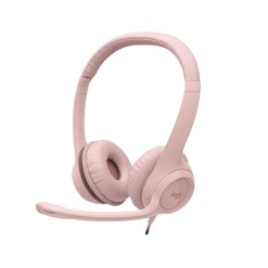Auricular Logitech H-390 USB Rosa