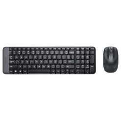Teclado y Mouse Inalámbrico Logitech MK220