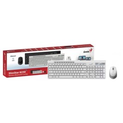 Teclado + Mouse Genius SlimStar 8230 Bluetooth + inalámbrico