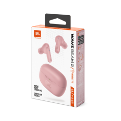 Auricular inalámbrico  JBL Wave Beam 2 Rosa