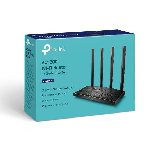 TP-LINK AC1200 Archer C6 Router