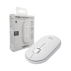 Pebble mouse 2 M350s logitech blanco